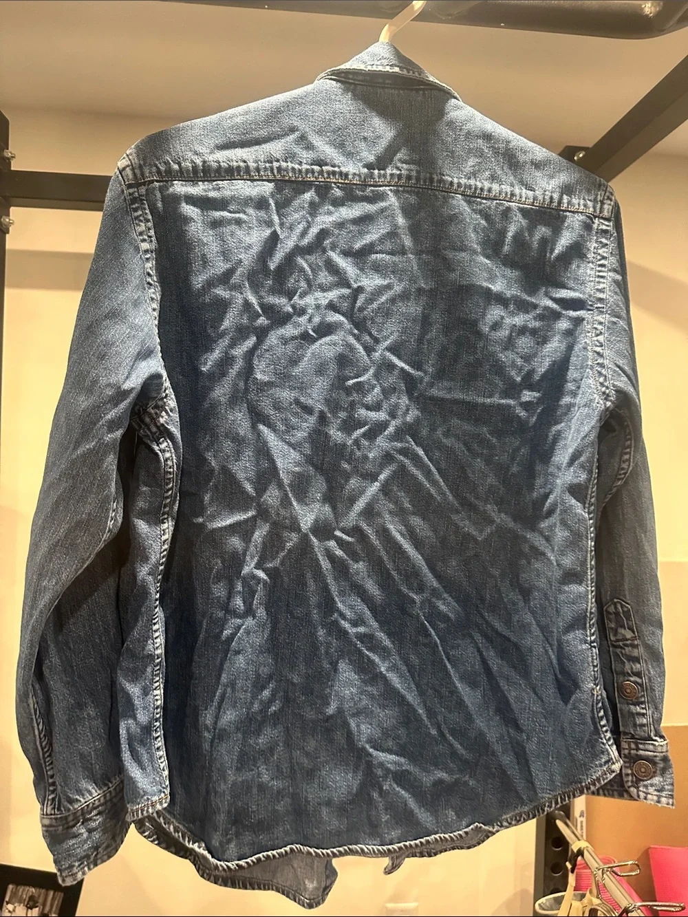Ralph Lauren Denim Button-Down Shirt Blue - Picture 3 of 3